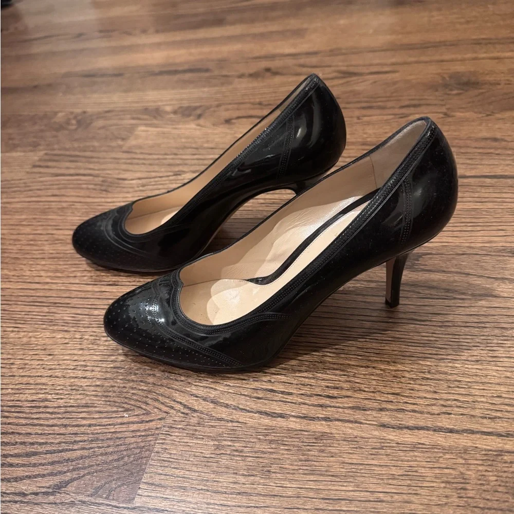 Fendi Patent Black Pumps